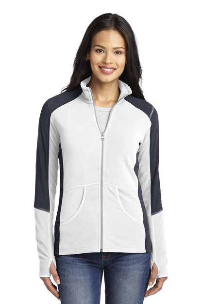 DISCONTINUED - Port Authority® Women's Colorblock Microfleece Jacket - SKU L230