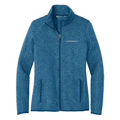 LEDGERWAY Port Authority® Women's Sweater Fleece Jacket