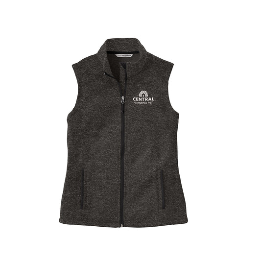 Central Garden & Pet® Port Authority ® Women's Sweater Fleece Vest