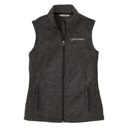 LEDGERWAY Port Authority ® Women's Sweater Fleece Vest