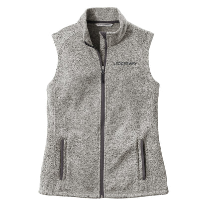 LEDGERWAY Port Authority ® Women's Sweater Fleece Vest