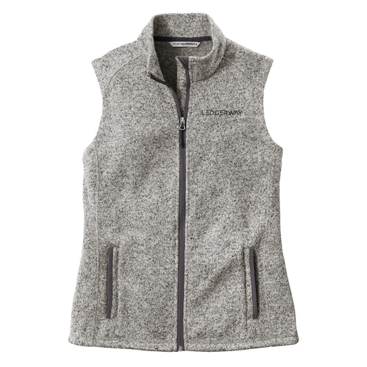 LEDGERWAY Port Authority ® Women's Sweater Fleece Vest