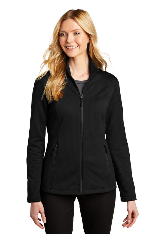 Port Authority® Women's Grid Fleece Jacket