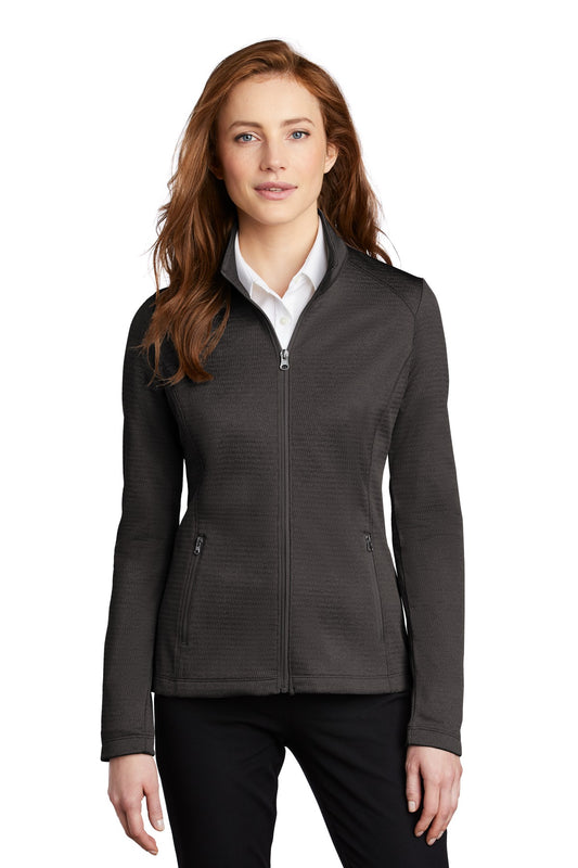 Port Authority® Women's Diamond Heather Fleece Full-Zip Jacket