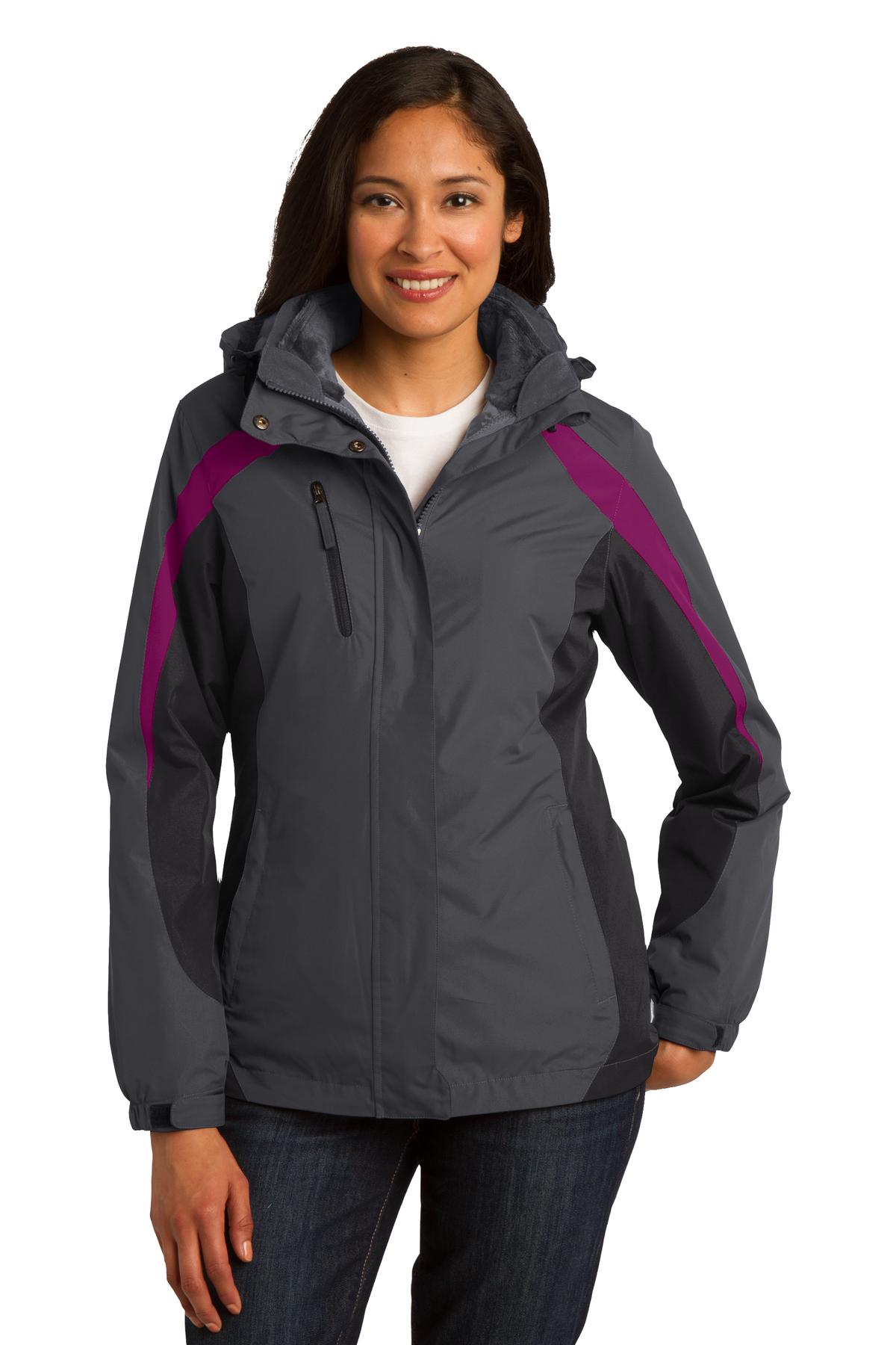 Port Authority® Women's Colorblock 3-in-1 Jacket