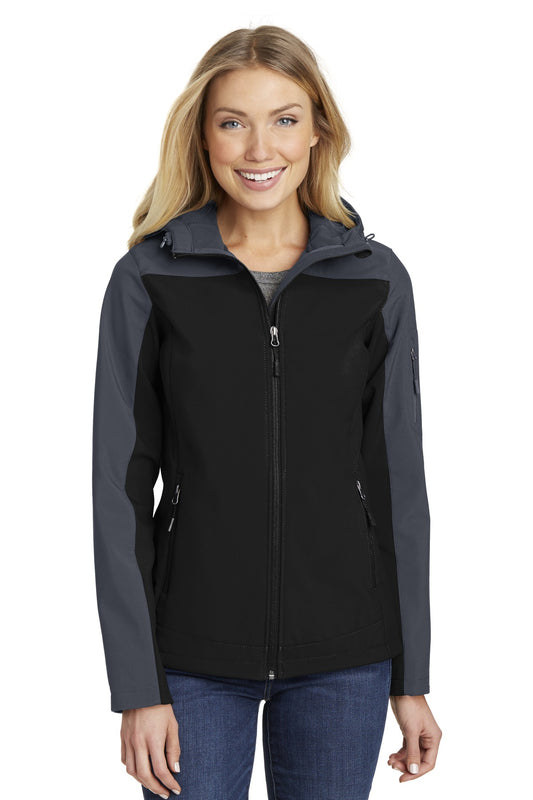 Port Authority® Women's Hooded Core Soft Shell Jacket