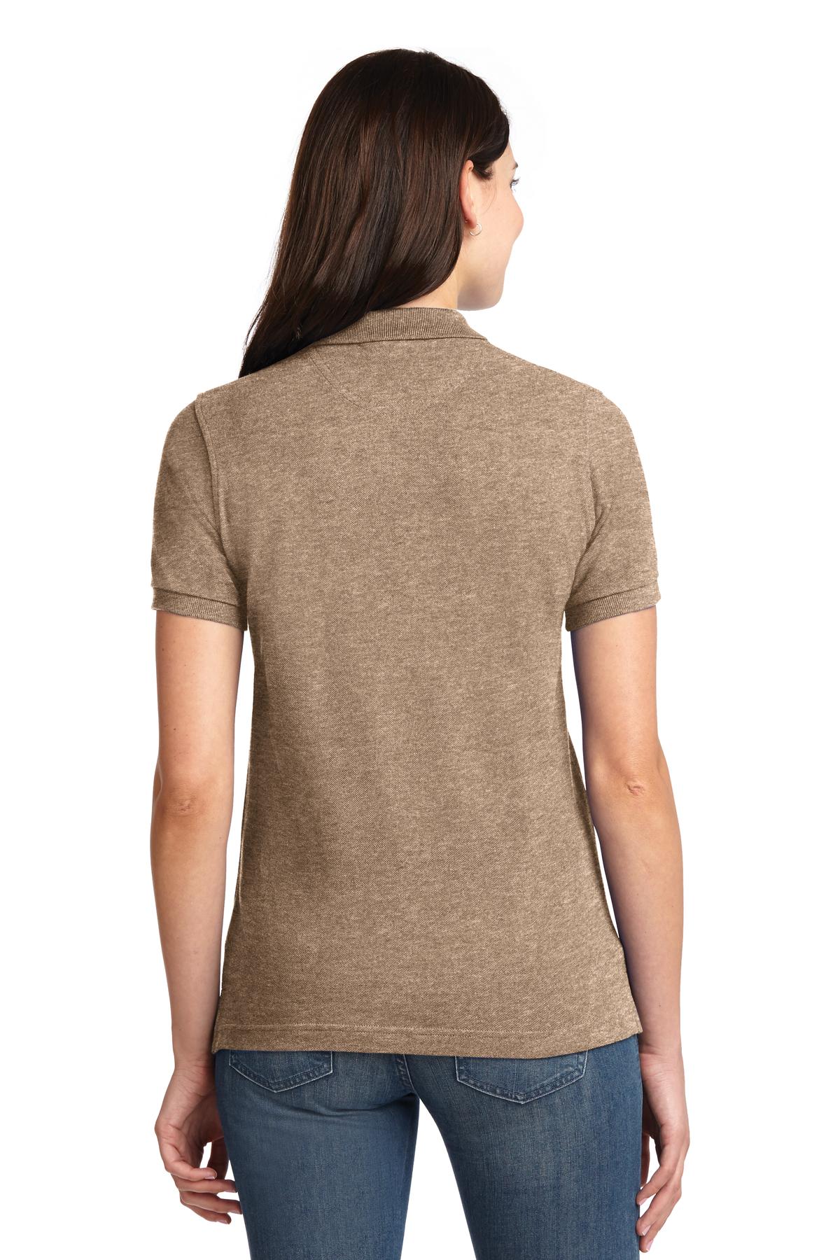 Port Authority® Women's Heavyweight Cotton Pique Polo