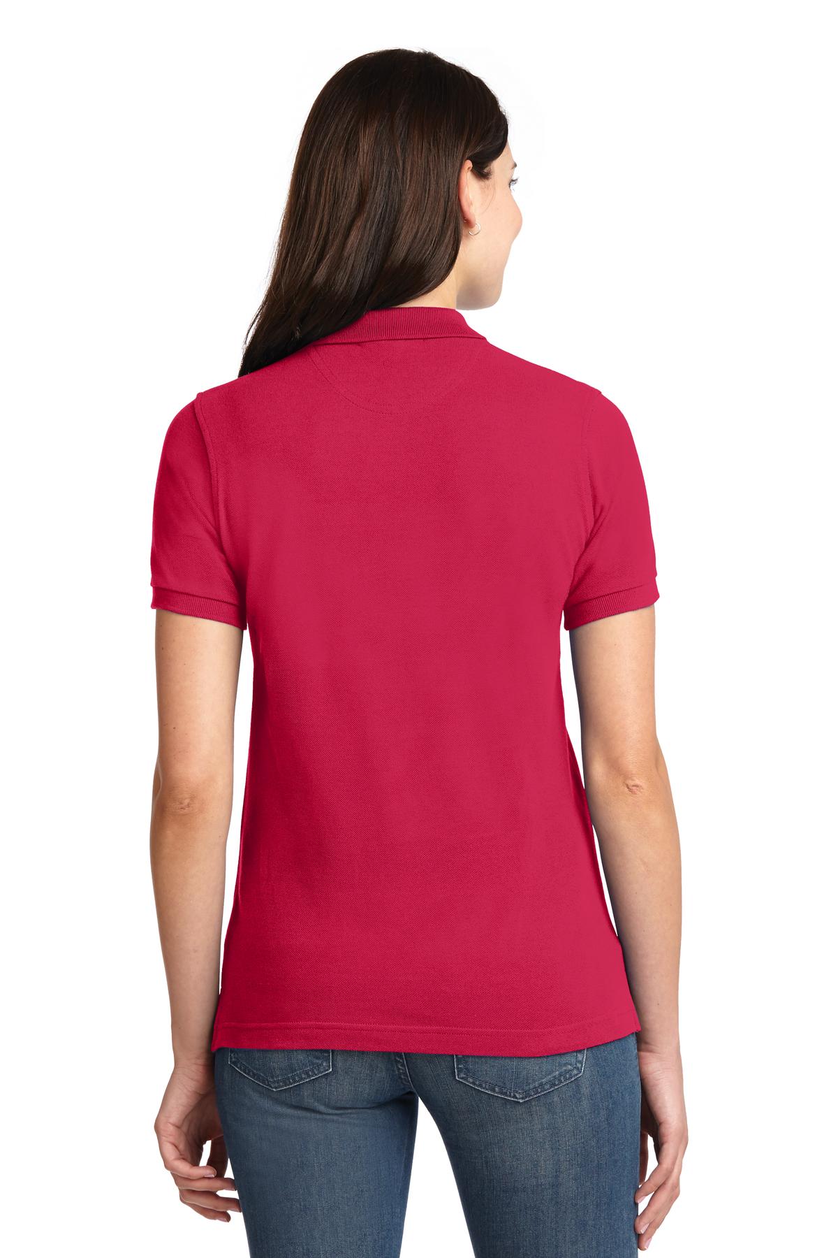 Port Authority® Women's Heavyweight Cotton Pique Polo