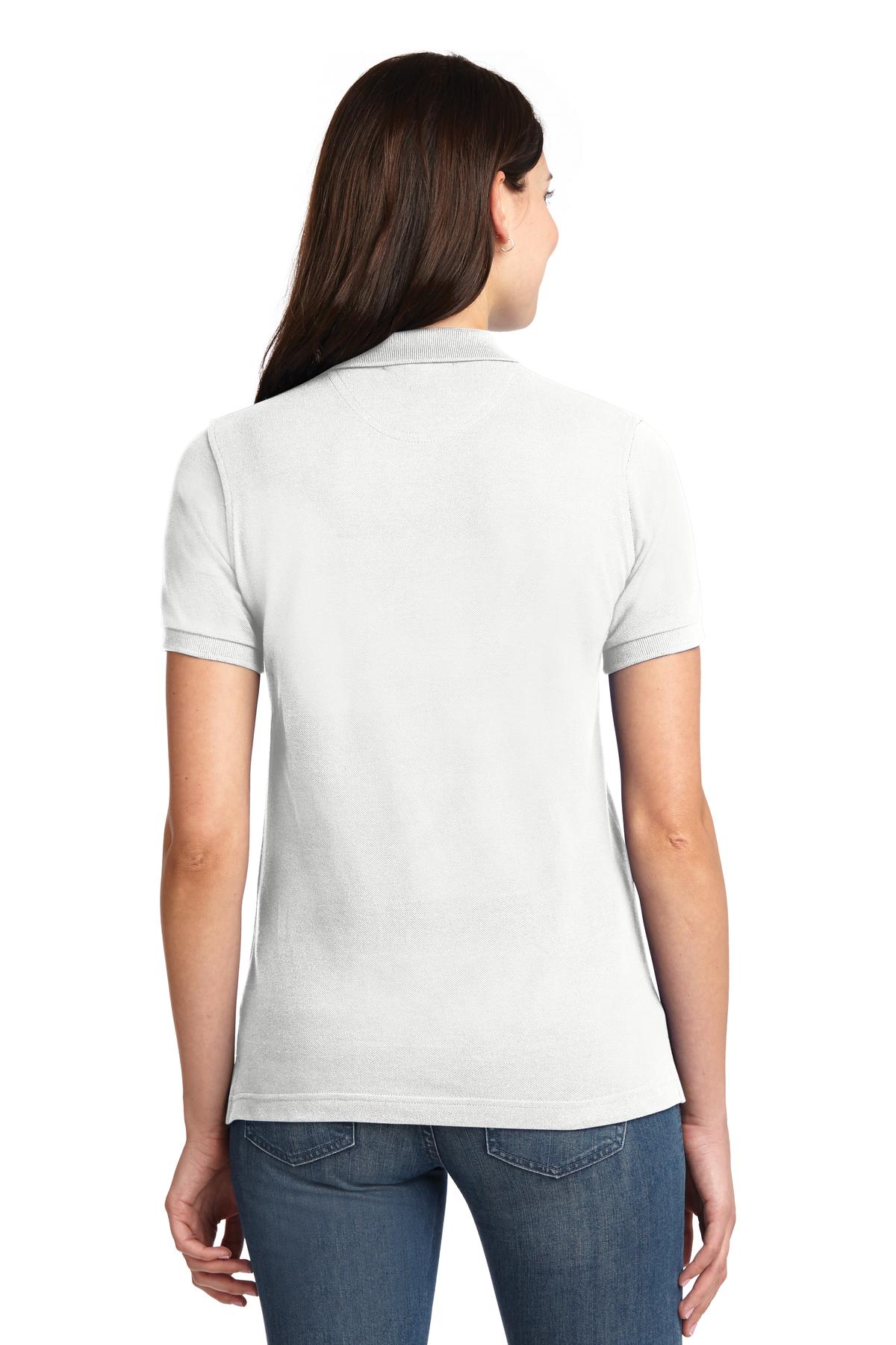 Port Authority® Women's Heavyweight Cotton Pique Polo