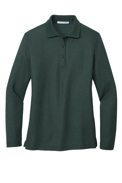 Port Authority® Women's Silk Touch™ Long Sleeve Polo
