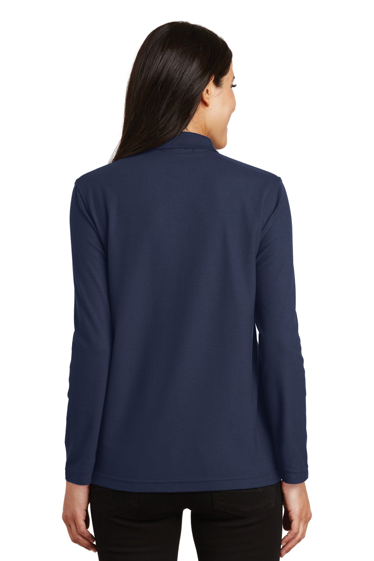 Port Authority® Women's Silk Touch Long Sleeve Polo