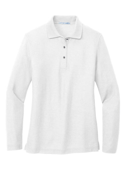 Port Authority® Women's Silk Touch™ Long Sleeve Polo