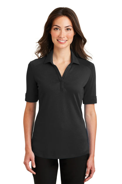 DISCONTINUED - Port Authority® Ladies Silk Touch™ Interlock Performance Polo