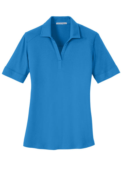 DISCONTINUED - Port Authority® Ladies Silk Touch™ Interlock Performance Polo