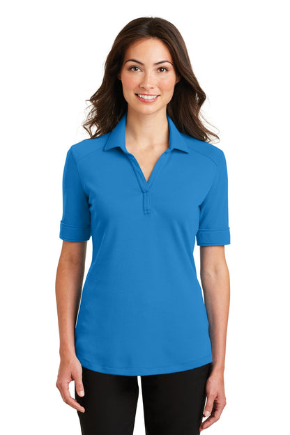 DISCONTINUED - Port Authority® Ladies Silk Touch™ Interlock Performance Polo