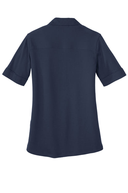 DISCONTINUED - Port Authority® Ladies Silk Touch™ Interlock Performance Polo