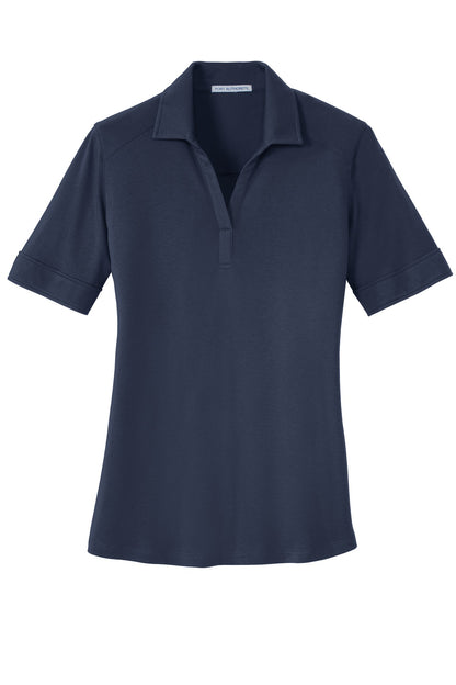 DISCONTINUED - Port Authority® Ladies Silk Touch™ Interlock Performance Polo