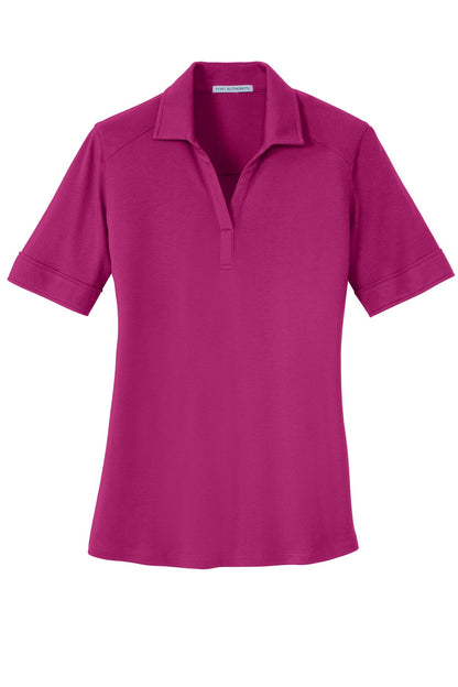 DISCONTINUED - Port Authority® Ladies Silk Touch™ Interlock Performance Polo