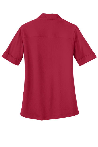 DISCONTINUED - Port Authority® Ladies Silk Touch™ Interlock Performance Polo