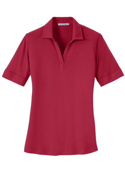 DISCONTINUED - Port Authority® Ladies Silk Touch™ Interlock Performance Polo