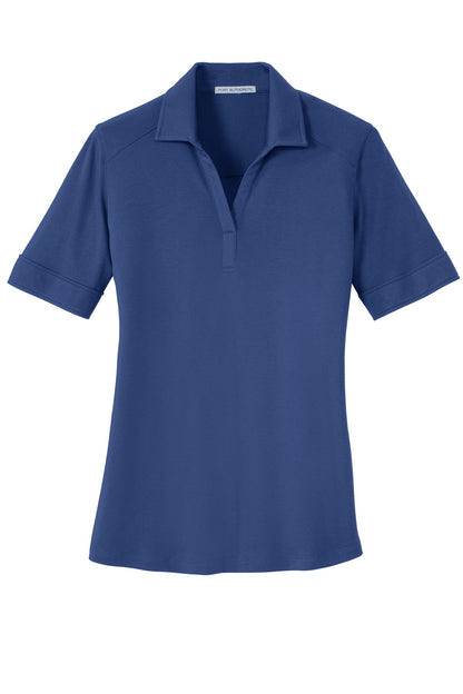 DISCONTINUED - Port Authority® Ladies Silk Touch™ Interlock Performance Polo
