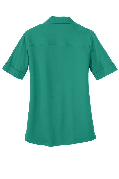 DISCONTINUED - Port Authority® Ladies Silk Touch™ Interlock Performance Polo
