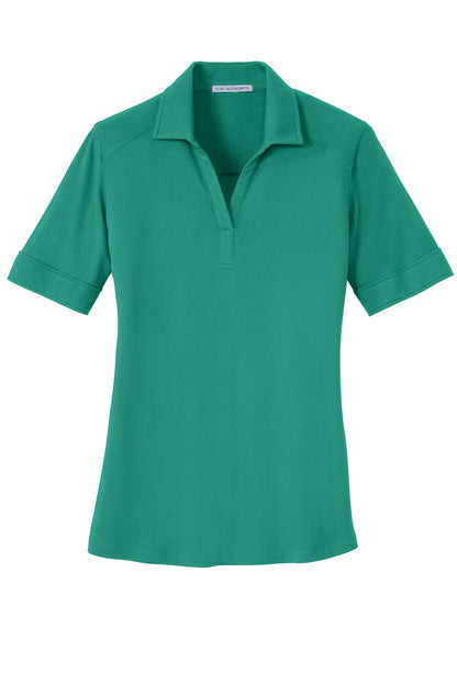 DISCONTINUED - Port Authority® Ladies Silk Touch™ Interlock Performance Polo