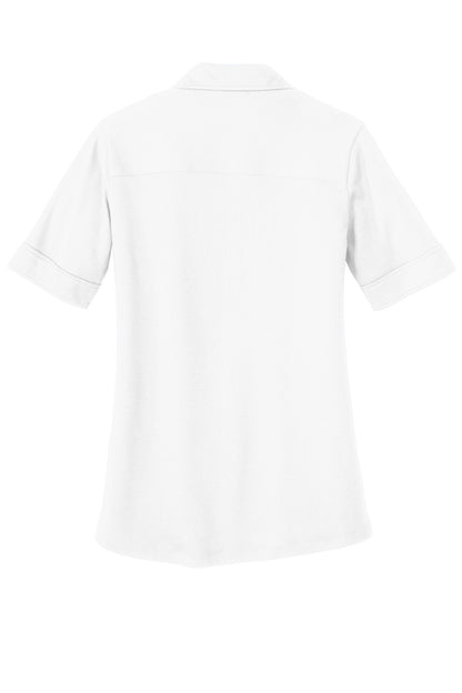 DISCONTINUED - Port Authority® Ladies Silk Touch™ Interlock Performance Polo