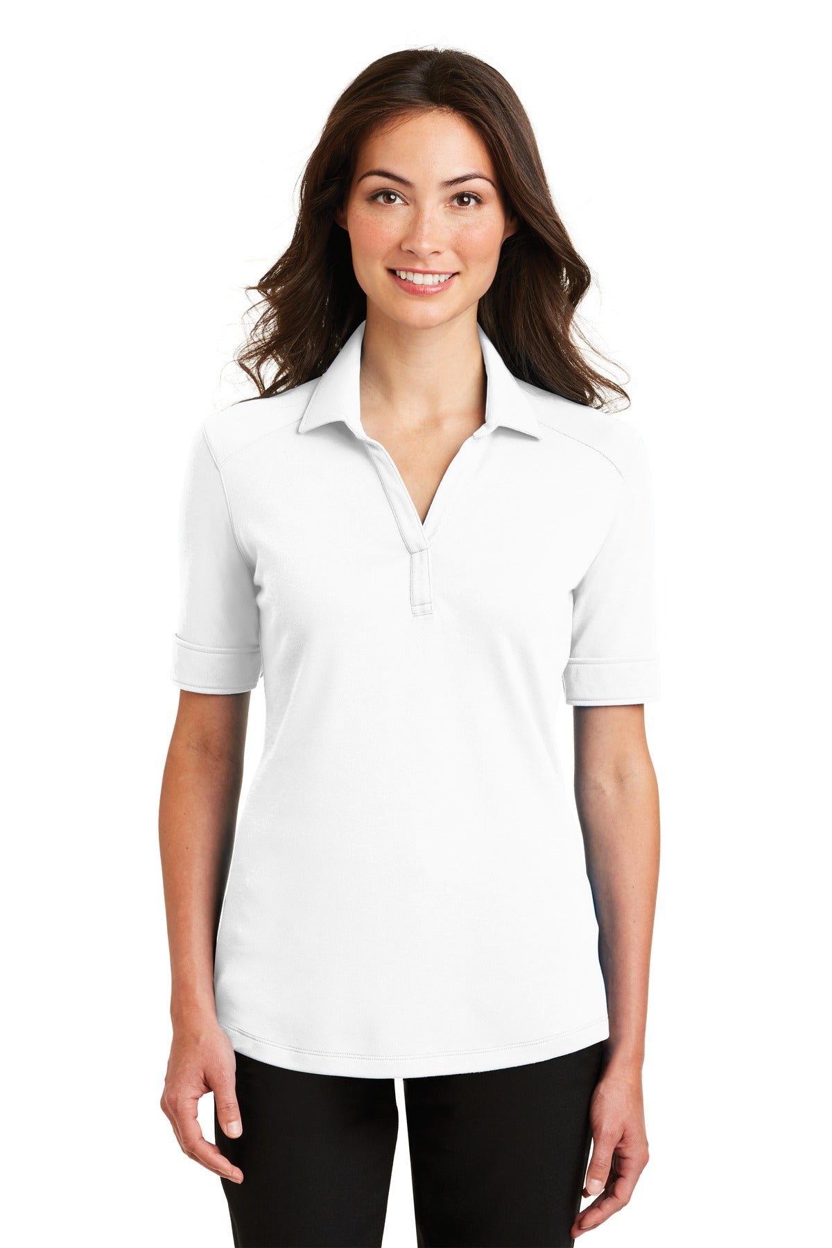 Port Authority® Ladies Silk Touch Interlock Performance Polo