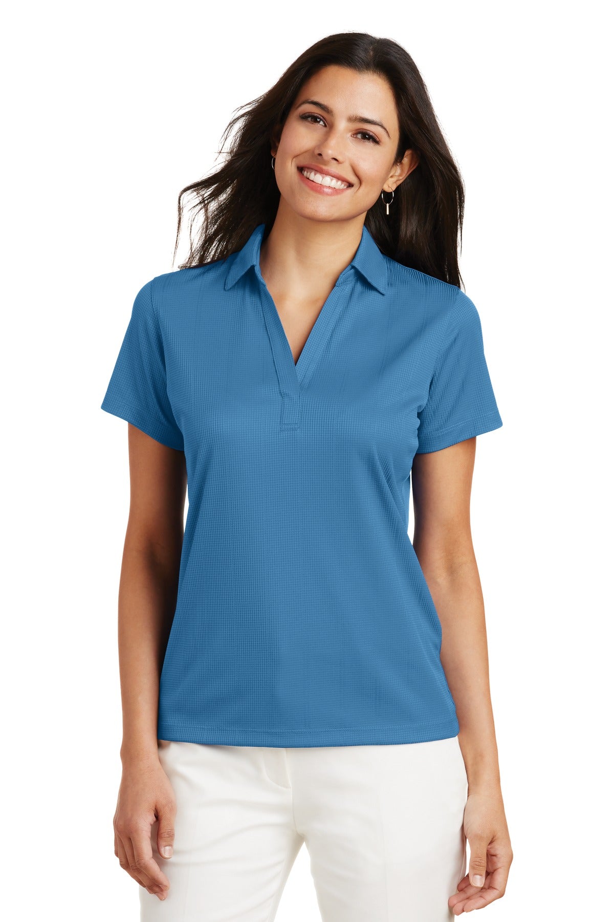 Port Authority® Women's Performance Fine Jacquard Polo