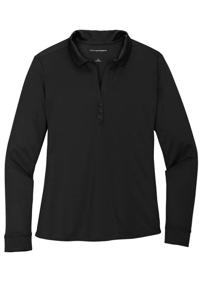 Port Authority® Women's Silk Touch™ Performance Long Sleeve Polo