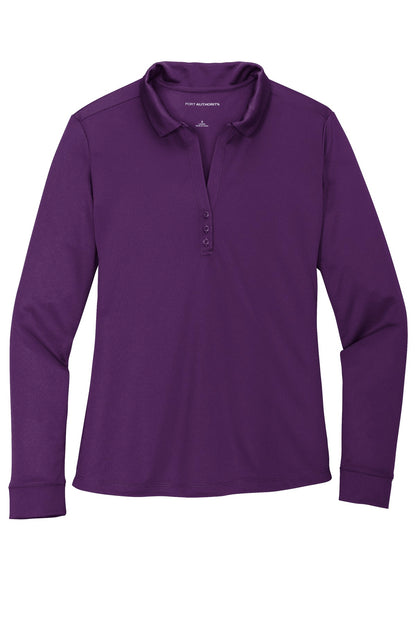 Port Authority® Women's Silk Touch™ Performance Long Sleeve Polo