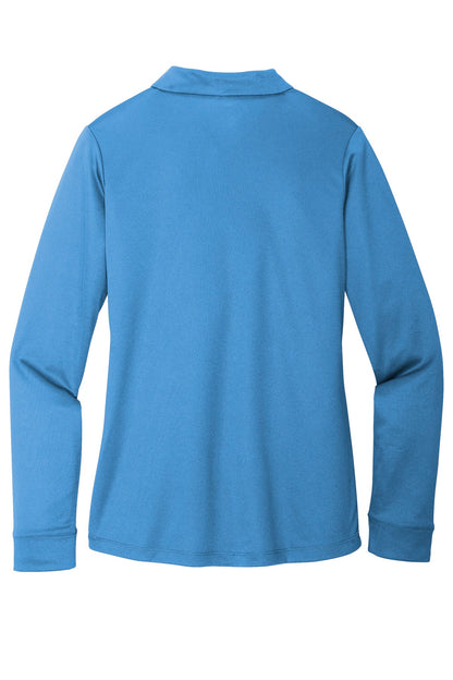 Port Authority® Women's Silk Touch™ Performance Long Sleeve Polo