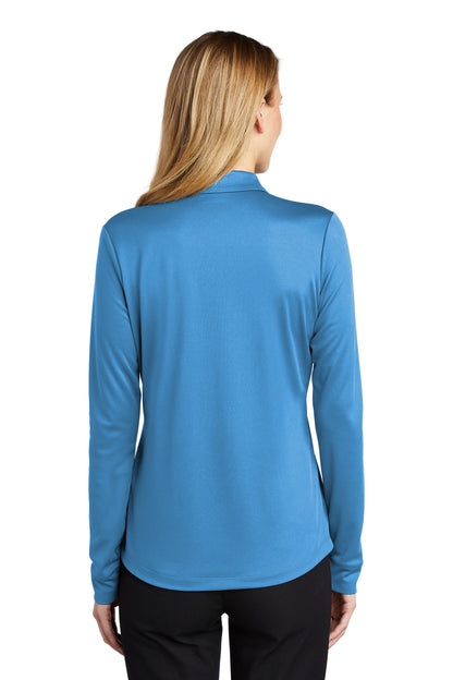 Port Authority® Women's Silk Touch™ Performance Long Sleeve Polo