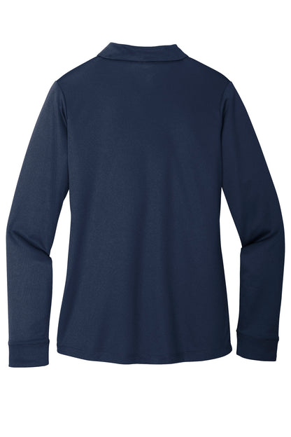 Port Authority® Women's Silk Touch™ Performance Long Sleeve Polo