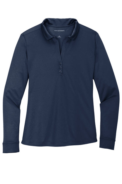 Port Authority® Women's Silk Touch™ Performance Long Sleeve Polo