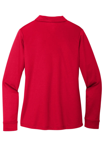Port Authority® Women's Silk Touch™ Performance Long Sleeve Polo