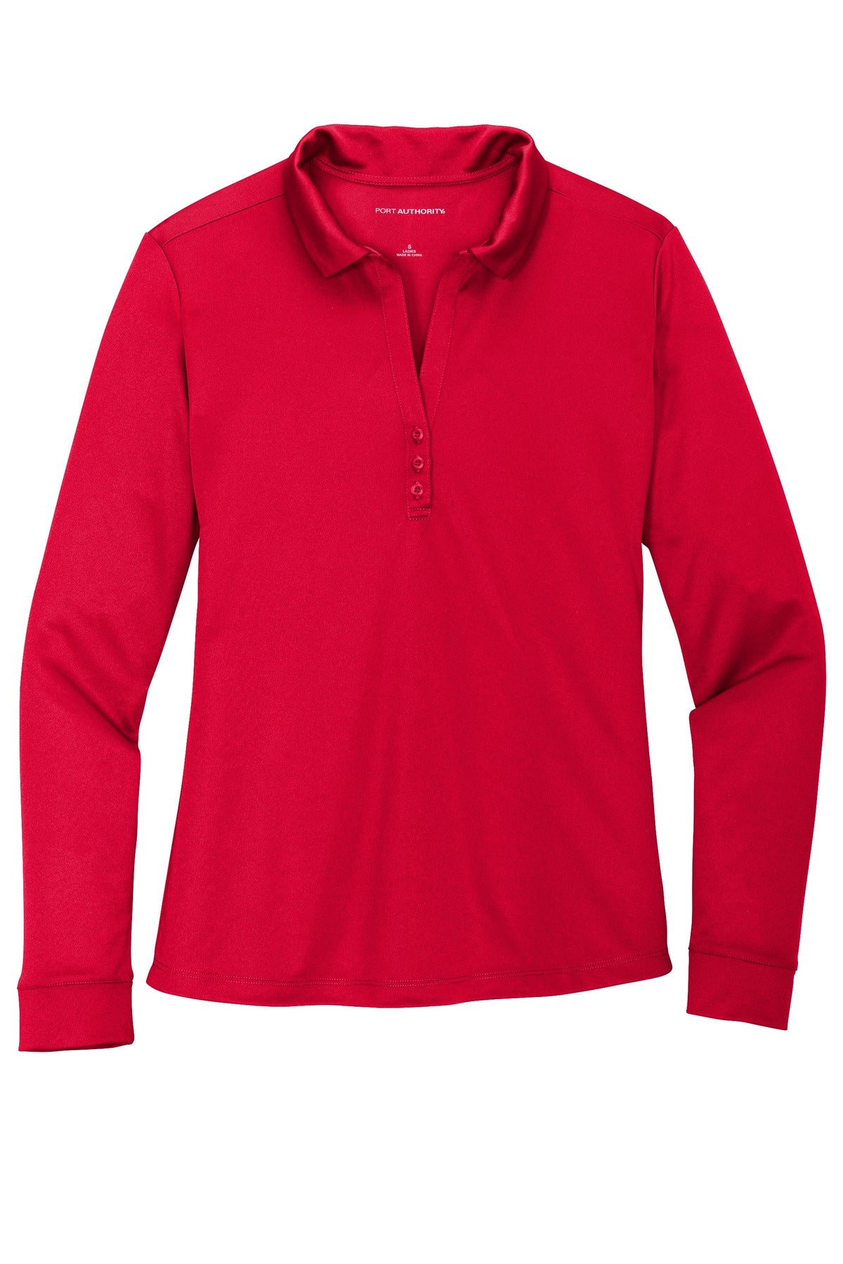 Port Authority® Women's Silk Touch  Performance Long Sleeve Polo