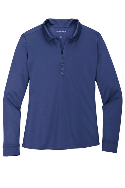 Port Authority® Women's Silk Touch™ Performance Long Sleeve Polo