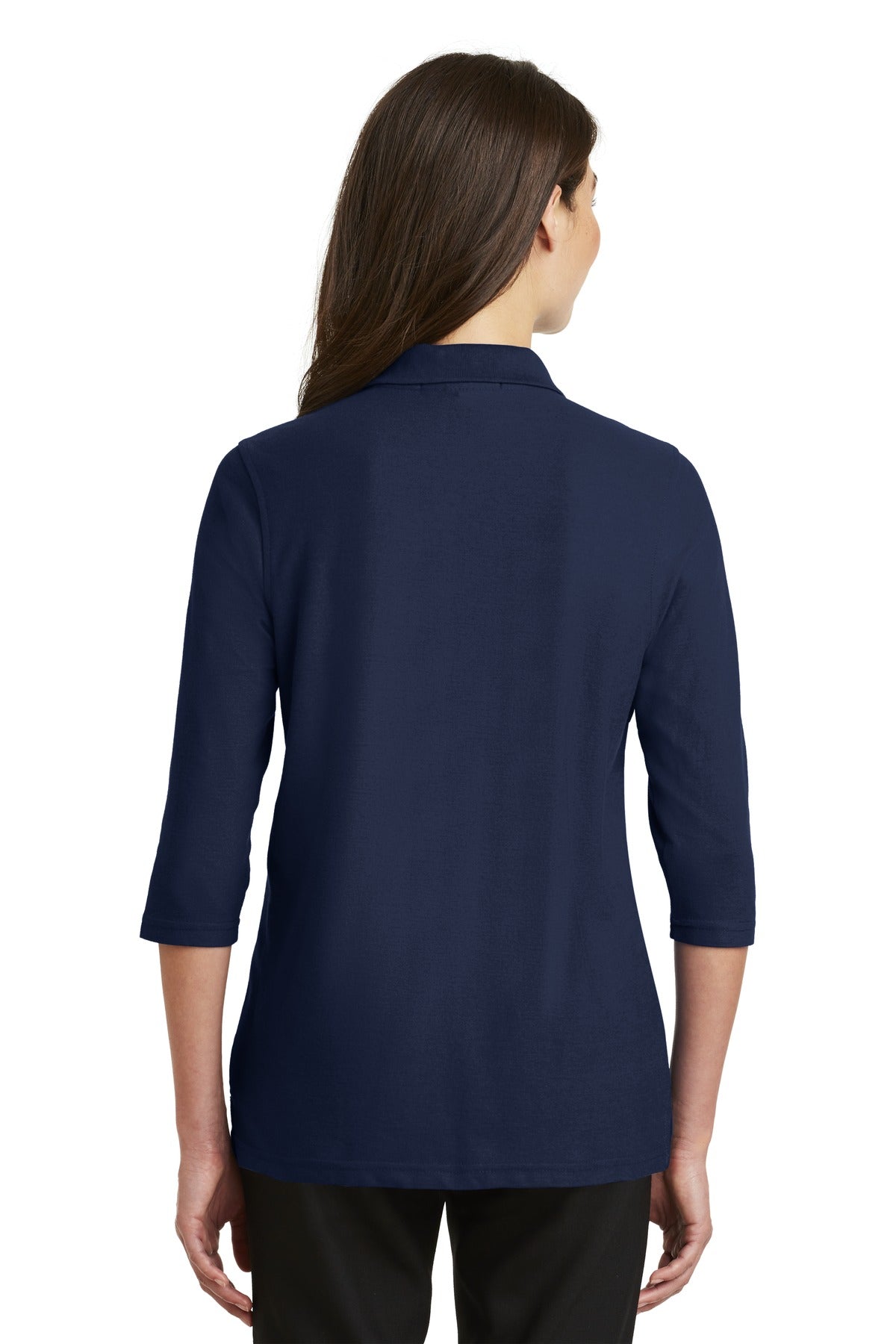 Port Authority® Women's Silk Touch 3/4-Sleeve Polo