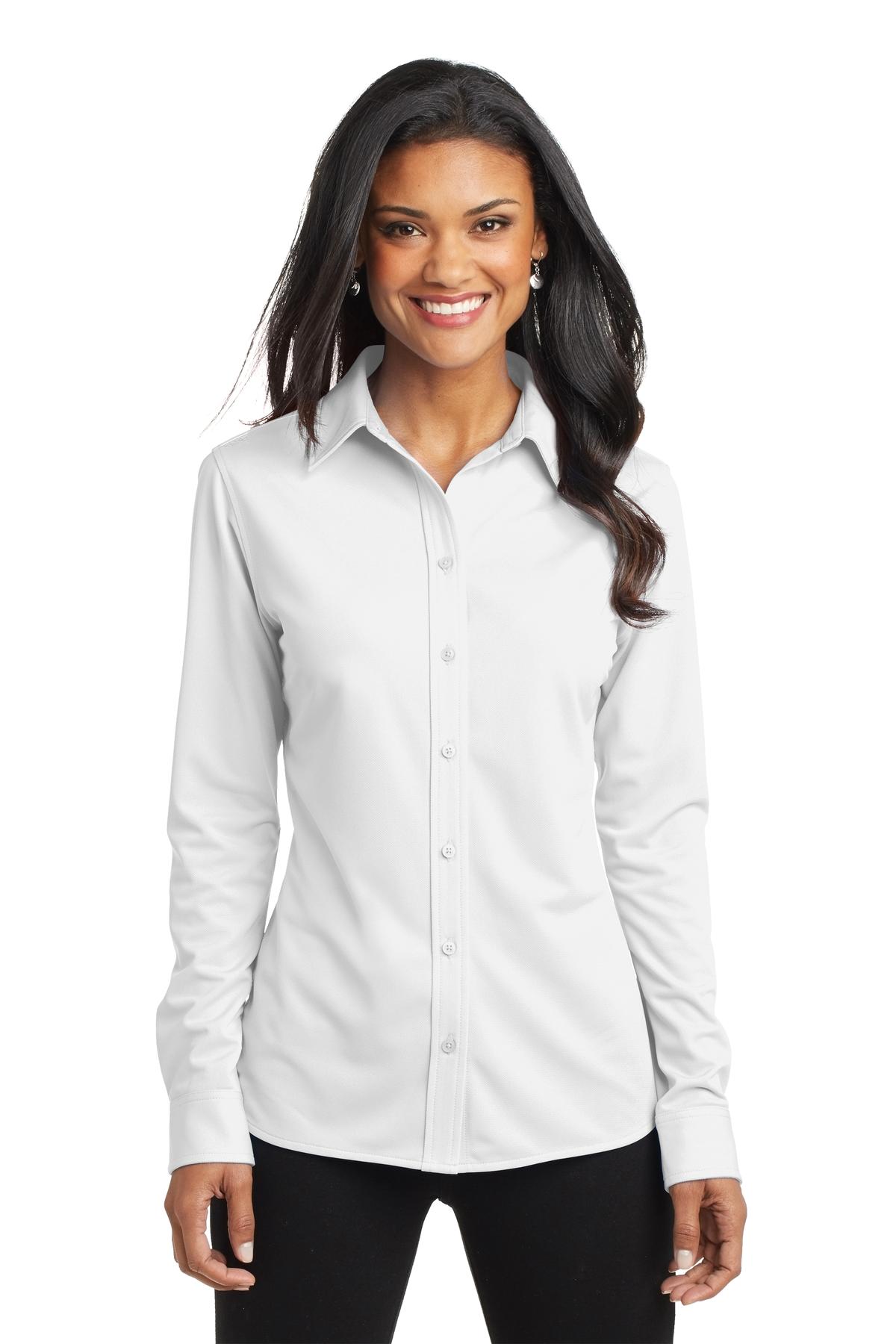 Port Authority® Women's Dimension Knit Dress Shirt