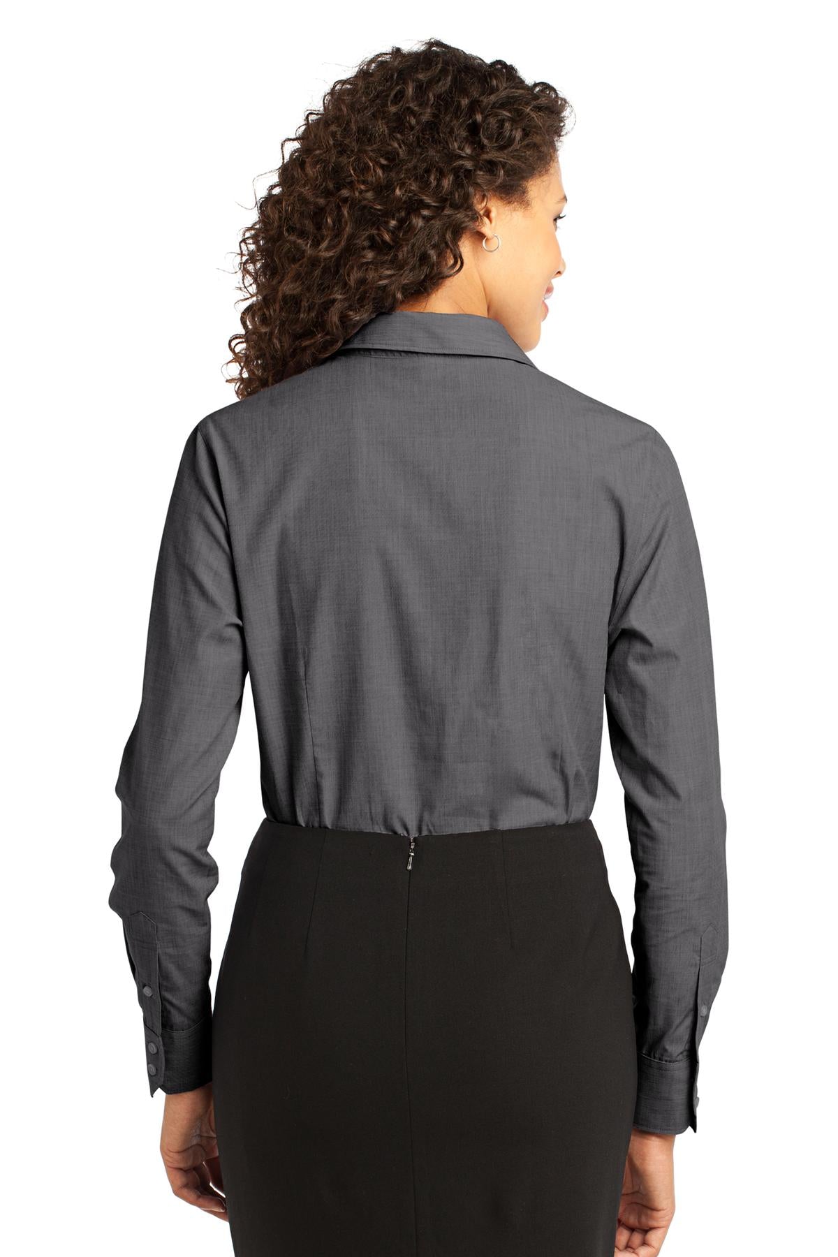 Port Authority® Women's Crosshatch Easy Care Shirt