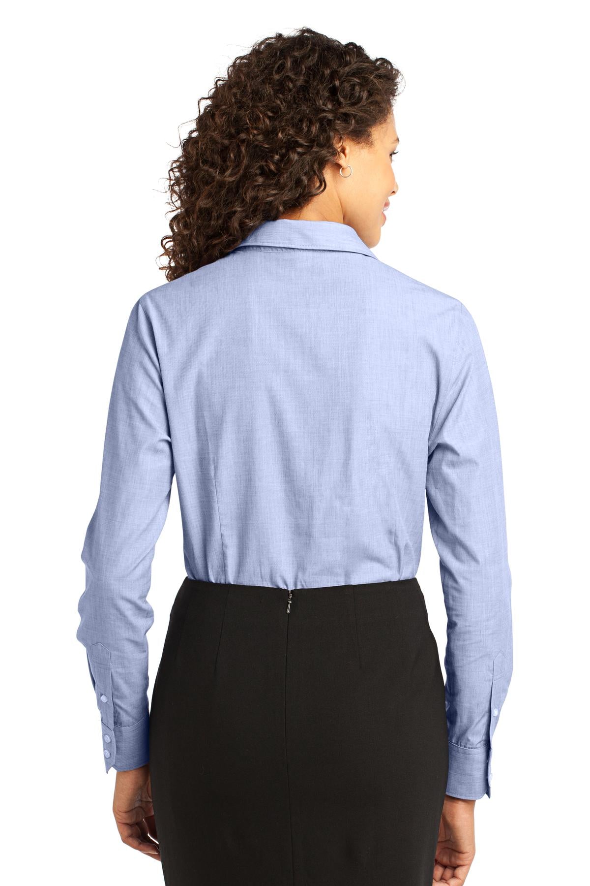 Port Authority® Women's Crosshatch Easy Care Shirt
