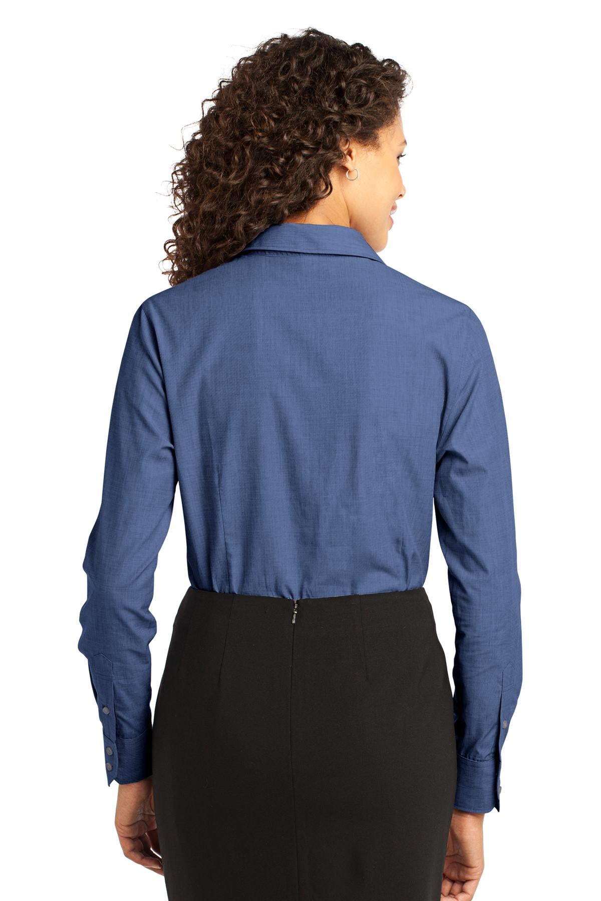 Port Authority® Women's Crosshatch Easy Care Shirt