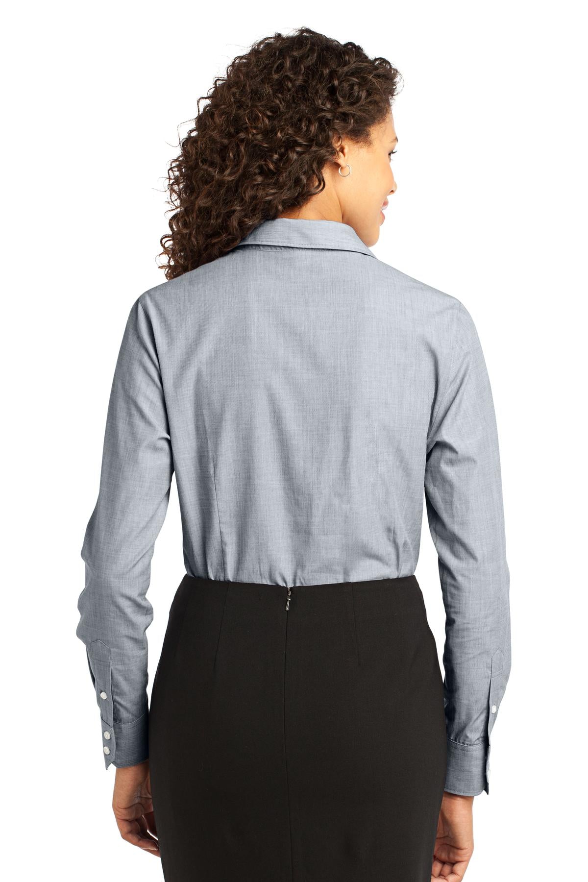 Port Authority® Women's Crosshatch Easy Care Shirt