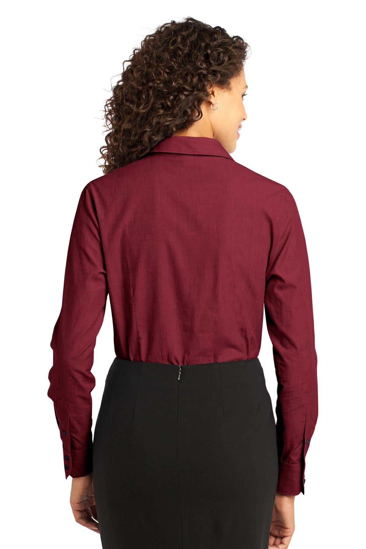 Port Authority® Women's Crosshatch Easy Care Shirt