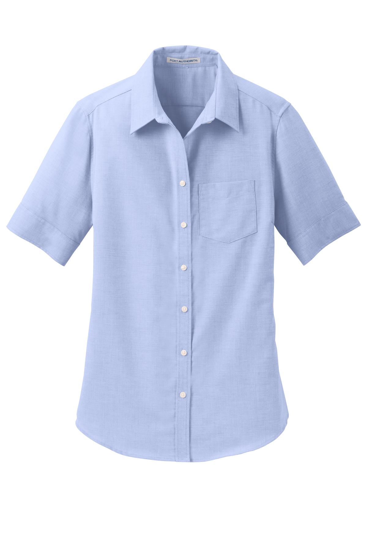 Port Authority® Women's Short Sleeve SuperPro Oxford Shirt