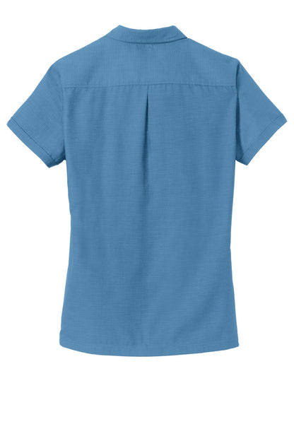 DISCONTINUED - Port Authority® Ladies Textured Camp Shirt