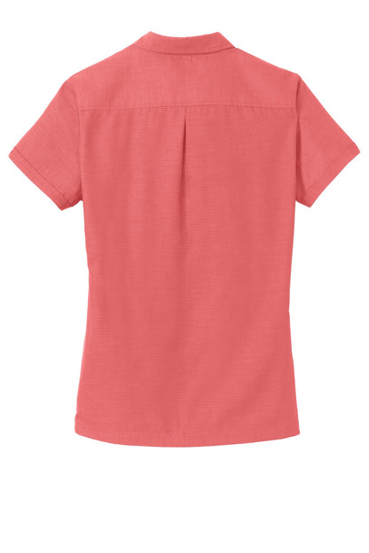 DISCONTINUED - Port Authority® Ladies Textured Camp Shirt