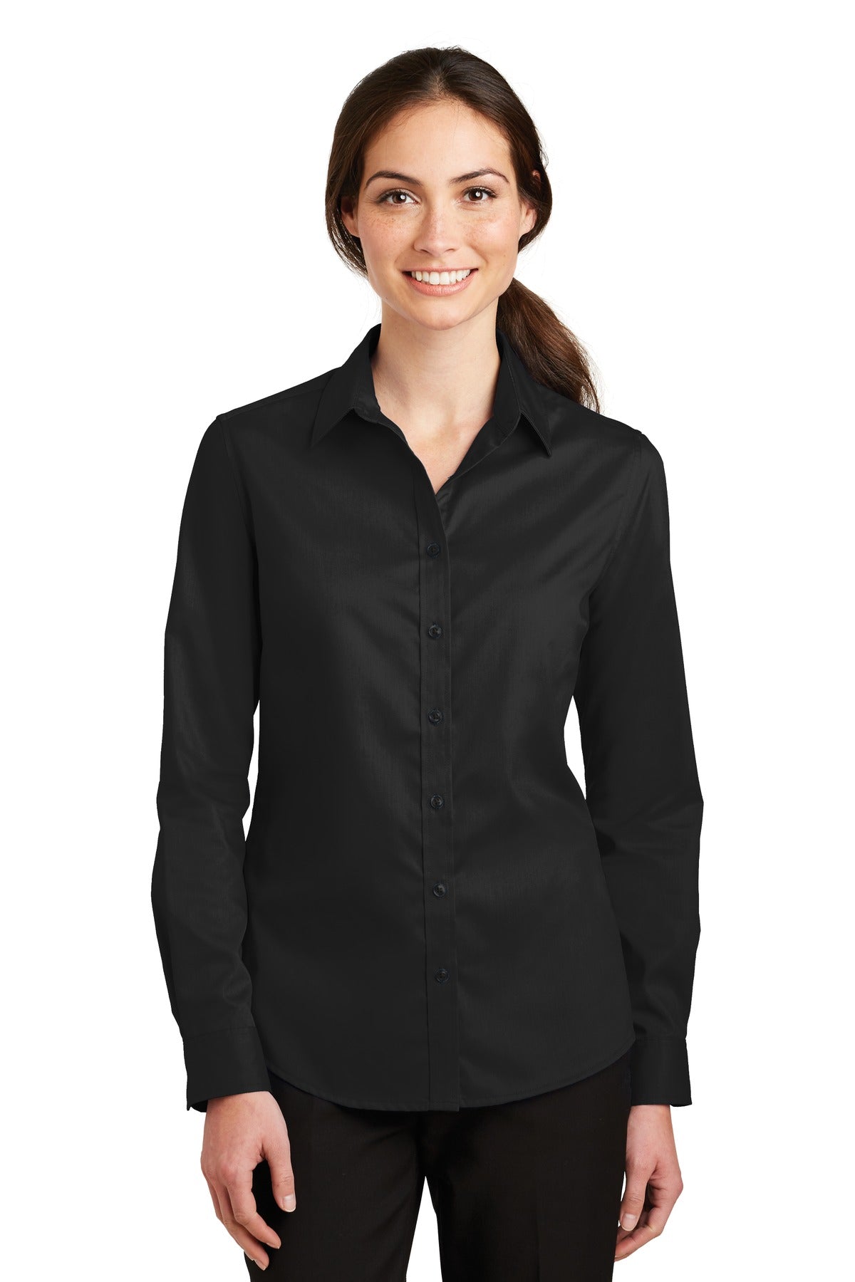 Port Authority® Women's SuperPro Twill Shirt
